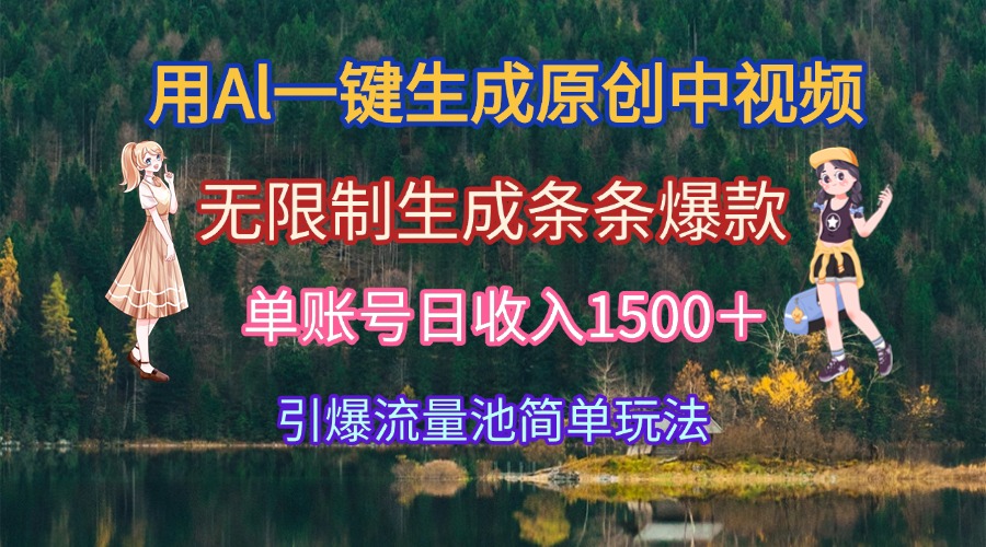 如何利用AI工具高效制作原创视频实现收益提升：单账号运营指南