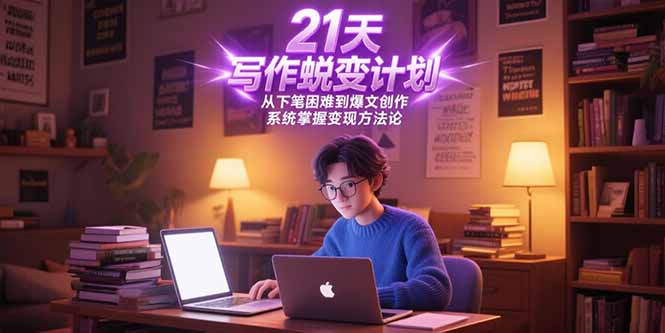 3周写作逆袭指南：从提笔就卡壳到轻松写出爆款文