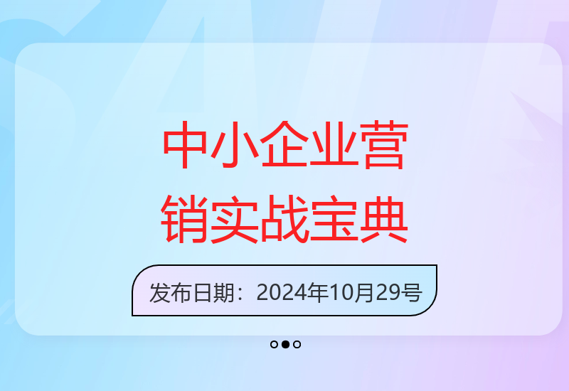 营销实战陪跑课：掌握中小企业营销本质与引流战略-小肥鱼网创-十年互联网创业实战派 | 专注精准流量获取与转化