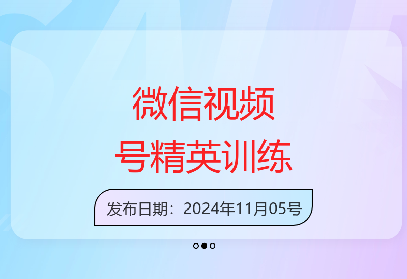 微信视频号IP打造精英班：短视频创作运营全攻略-小肥鱼网创-十年互联网创业实战派 | 专注精准流量获取与转化