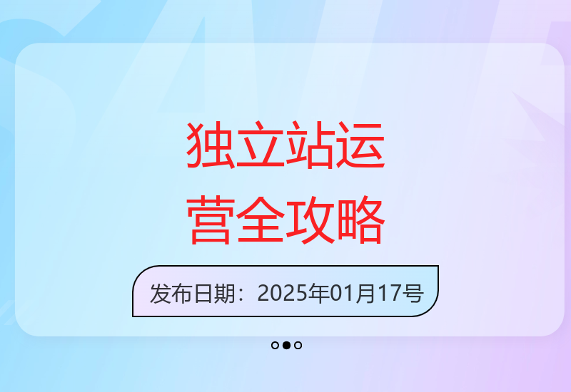 独立站运营从SEO到Adsense全方位攻略，从新手入门到进阶技巧，再到高手经验分享