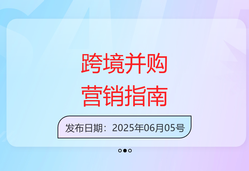 2025年跨境投资全流程解析：并购策略与品牌出海营销实战-小肥鱼网创-十年互联网创业实战派 | 专注精准流量获取与转化
