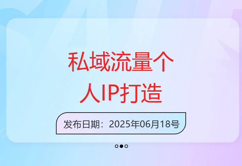 专业个人IP全案打造指南：特色定位与私域流量运营方法论-小肥鱼网创-十年互联网创业实战派 | 专注精准流量获取与转化