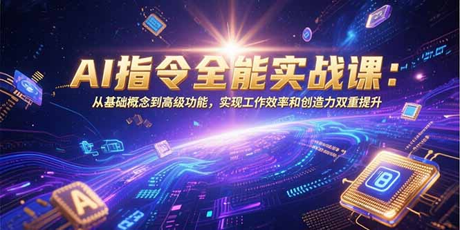 全方位提升工作效率与创造力：AI指令实战课深度解析与应用指南