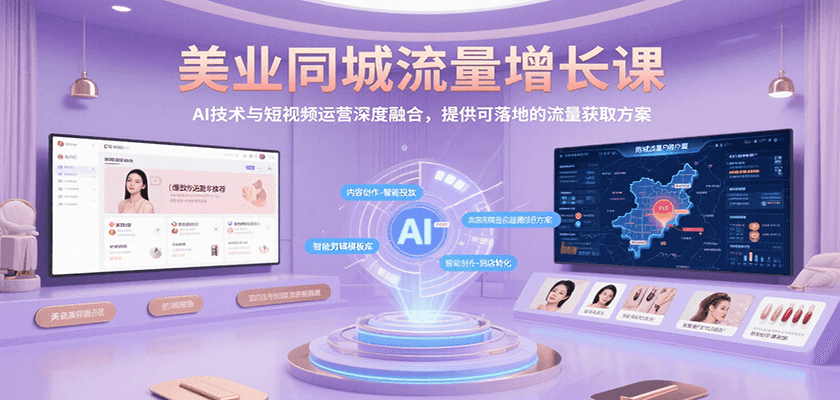 美业人必学的同城引流秘籍：用AI+短视频3个月打造爆款账号实战指南