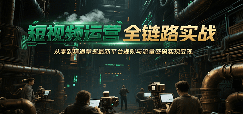 2025最新短视频运营实战指南：从账号搭建到变现全流程拆解，手把手教你玩转抖音快手视频号