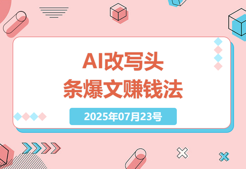 头条AI内容搬运新玩法：每天10分钟用ChatGPT改写爆文，新手月入3万实操教程-小肥鱼网创-十年互联网创业实战派 | 专注精准流量获取与转化