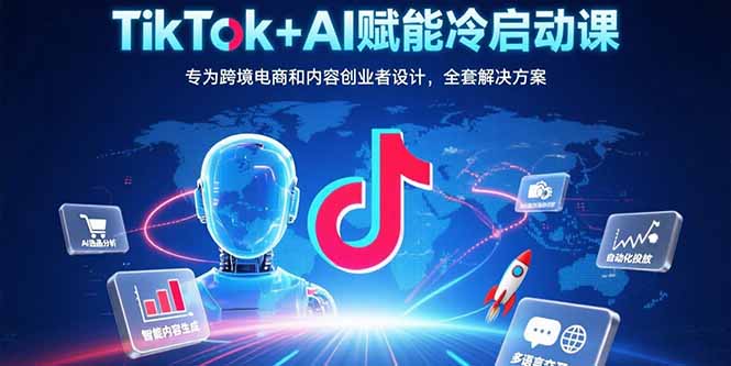 【2025最新】TikTok+AI冷启动实战指南：0粉丝新手如何7天打造爆款带货视频｜跨境电商必看