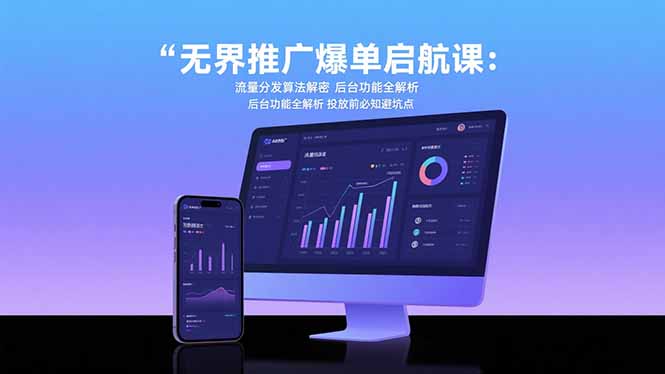 揭秘无界推广爆单秘籍：流量分发算法与后台功能深度解析，投放避坑指南