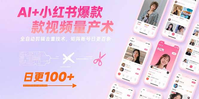 如何利用AI技术在小红书上量产爆款视频：从数据采集到视频发布的全流程揭秘