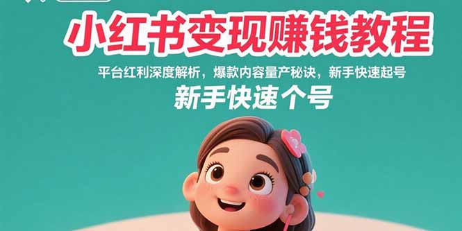 2025年小红书流量红利挖掘：打造爆款内容，实现引流变现，个人IP价值提升全攻略