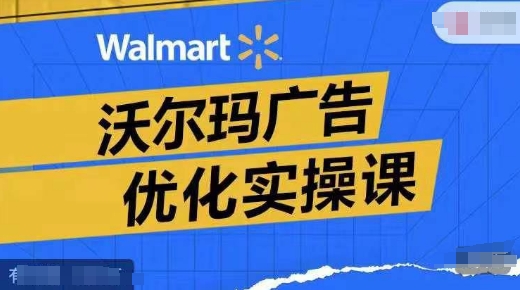 沃尔玛广告优化实操课，广告报告实操讲解，广告如何提高转化和ROAS等-小肥鱼网创-十年互联网创业实战派 | 专注精准流量获取与转化