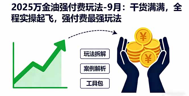 深度解析2025年万金油强付费策略，实操案例分享，助力电商起飞