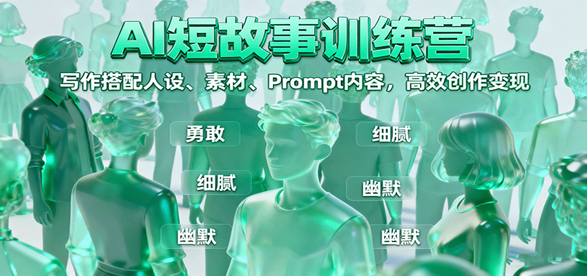 AI短故事训练营：新手到高手的写作技巧，让你的故事脱颖而出