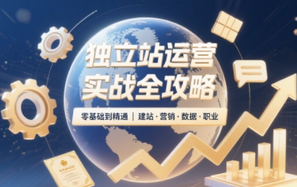 打造独立站运营专家，全链路技能提升与实战营销策略