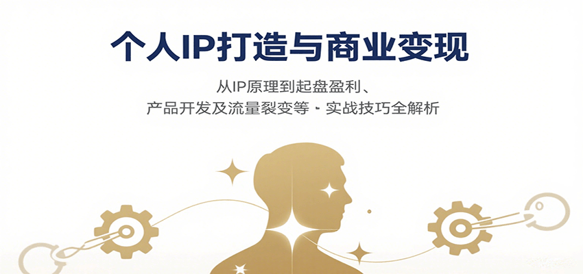 打造个人IP与商业变现：实战指南助你构建年入千万的商业模式