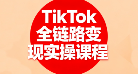 全面解锁TikTok变现实操：小杨老师教你抓住全球流量红利，实现利润最大化