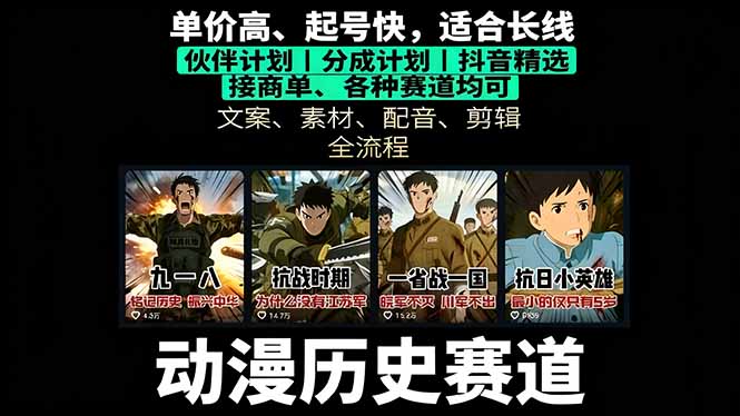 历史动漫视频变现策略：文案、视觉到商业化的全方位教学