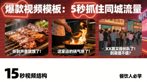 餐饮老板如何用短视频快速吸引顾客？白泽老师教你30天爆店秘籍