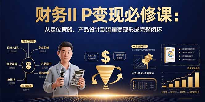 财务IP变现实战指南：从精准定位到流量变现的完整闭环操作法