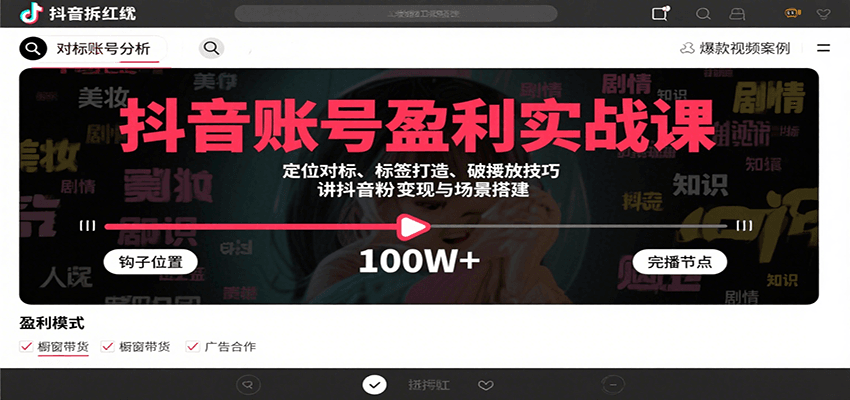 抖音账号如何精准定位涨粉变现，深度解析标签打造与破播放技巧