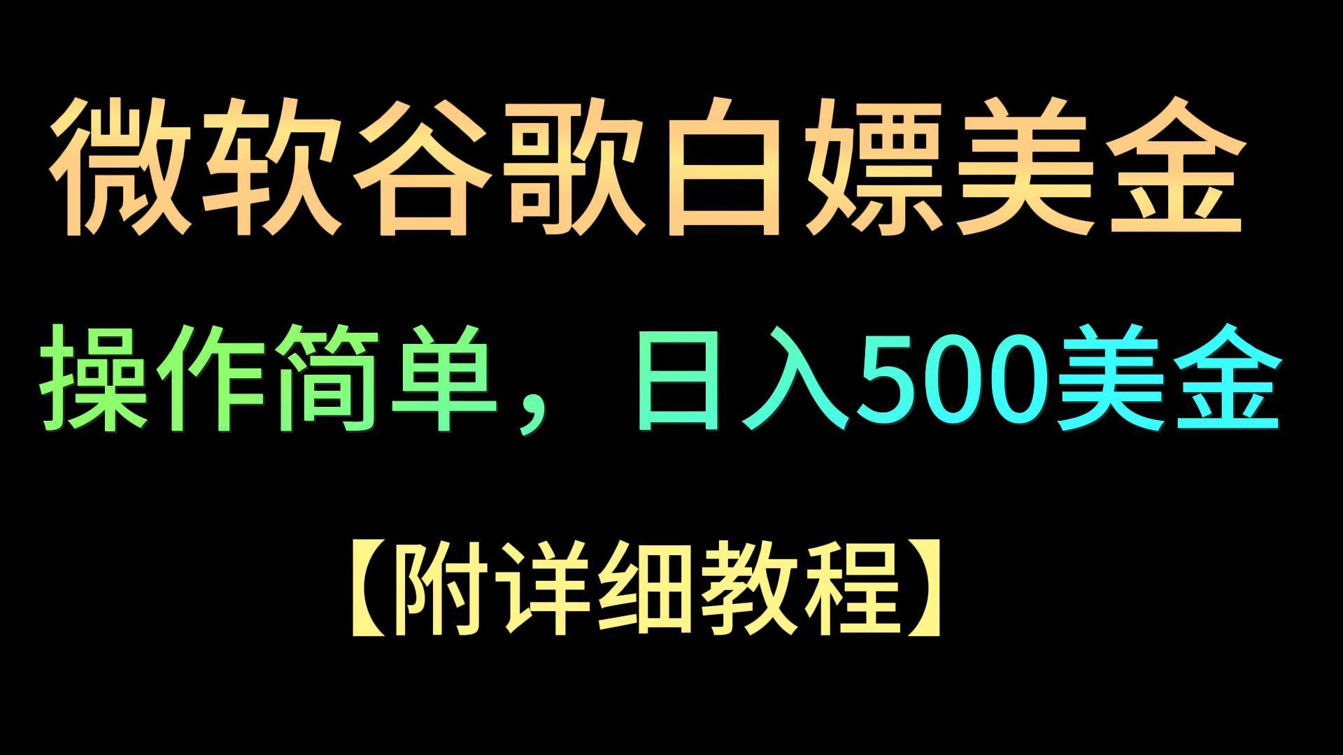 微软谷歌广告项目深度解析：真实收益与操作细节全公开