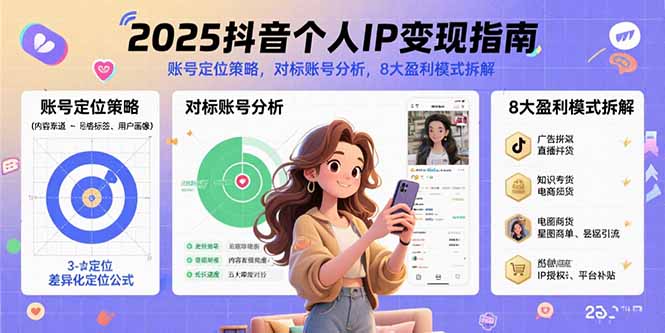 抖音个人IP变现全攻略，精准定位与高效盈利模式深度解析