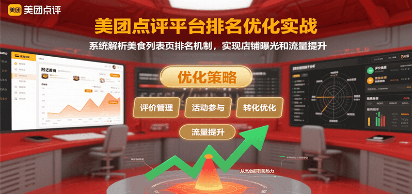 美团点评排名实战技巧：美食列表页优化方法与曝光流量提升策略