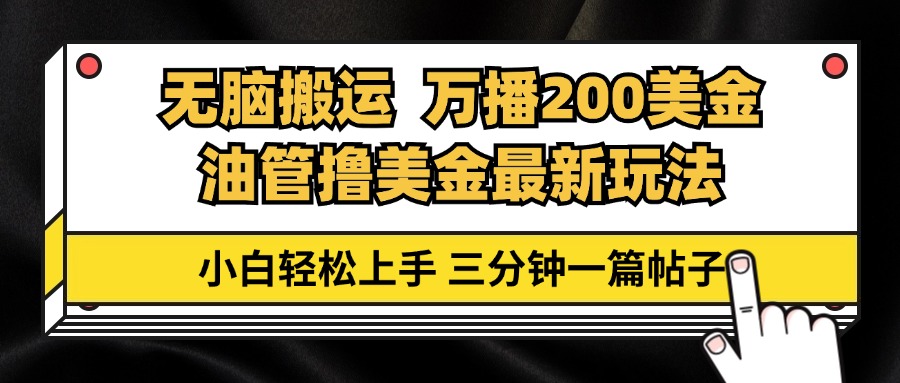 油管搬运实战教程：如何通过本地化内容实现200刀万播收益，小白3分钟上手