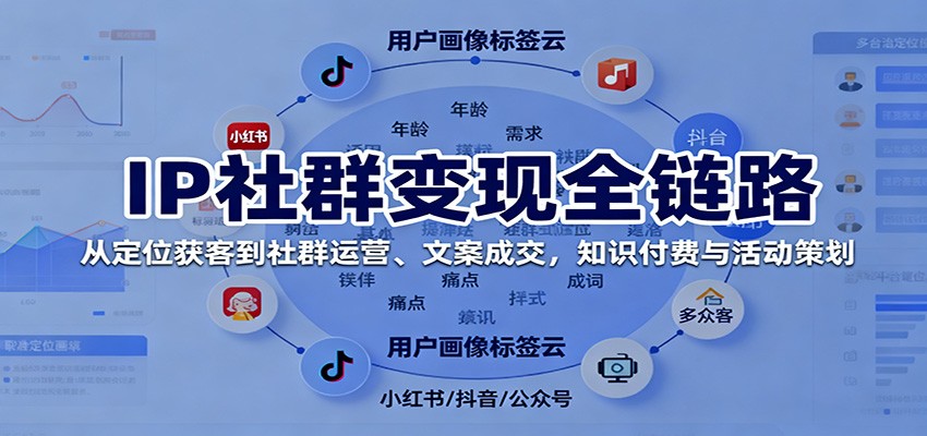 如何通过社群运营和个人IP打造实现月入10万+的私域流量变现技巧