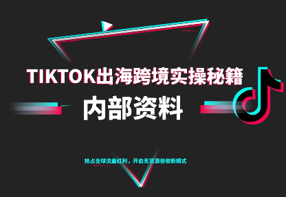 新手必看！TikTok跨境电商搭建与运营实操指南，10月最新攻略
