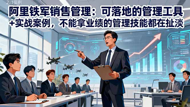 2025年阿里铁军销售管理精华：实战案例+管理工具，提升业绩指南