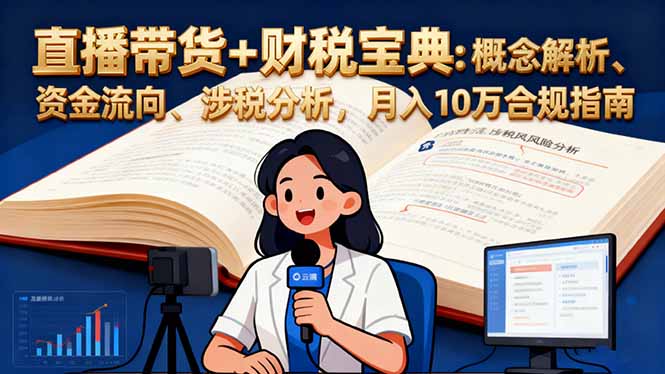 2025年最新：直播带货财税宝典，掌握合规操作月入十万