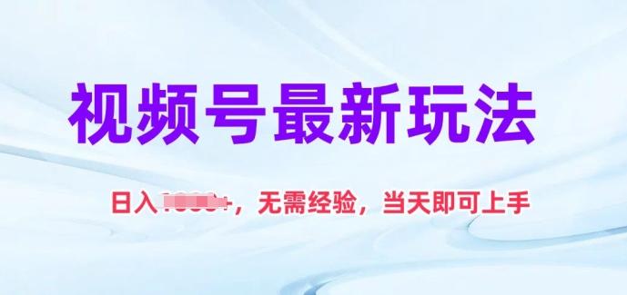 视频号最新玩法，日入1k+，无需经验，当天即可上手【揭秘】-小肥鱼网创-十年互联网创业实战派 | 专注精准流量获取与转化