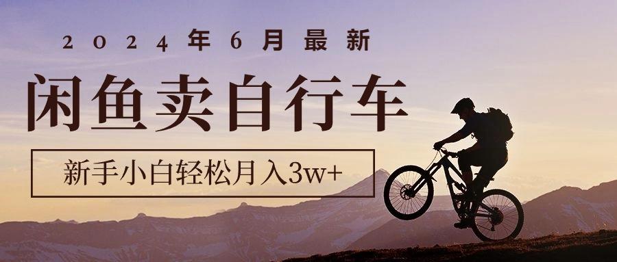 2024年6月最新闲鱼卖自行车，新手小白轻松月入3w+项目-小肥鱼网创-十年互联网创业实战派 | 专注精准流量获取与转化