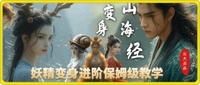 云天AI山海经变身视频教程，妖精变身进阶保姆级教学-小肥鱼网创-十年互联网创业实战派 | 专注精准流量获取与转化