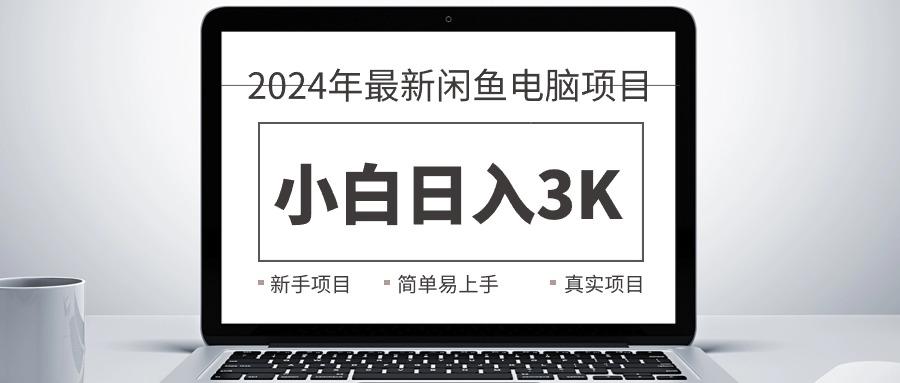 2024最新闲鱼卖电脑项目，新手小白日入3K+，最真实的项目教学-小肥鱼网创-十年互联网创业实战派 | 专注精准流量获取与转化