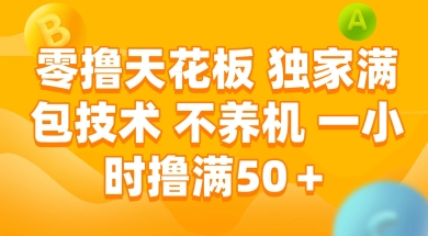 零撸天花板，独家满包技术 不养机 一小时撸满50+【揭秘】-小肥鱼网创-十年互联网创业实战派 | 专注精准流量获取与转化