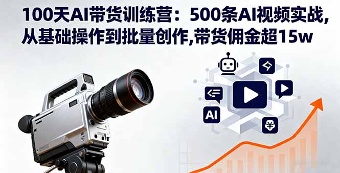 2025年短视频创业者必备AI带货训练营：500条视频实战教程，实现单月GMV破50万，ROI提升400%的实战技巧