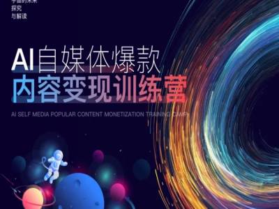 AI自媒体爆款内容变现训练营，20%底层逻辑，60%实操方法，20%案例拆解(即学即用)-小肥鱼网创-十年互联网创业实战派 | 专注精准流量获取与转化