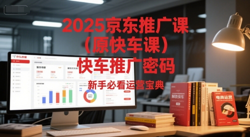 2025京东推广课(原快车课)解锁京东快车推广密码，新手必看运营宝典-小肥鱼网创-十年互联网创业实战派 | 专注精准流量获取与转化