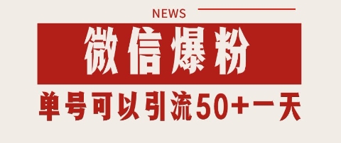 微信爆粉，私域暴力引流打法日引千粉 单号日进50+【揭秘】-小肥鱼网创-十年互联网创业实战派 | 专注精准流量获取与转化