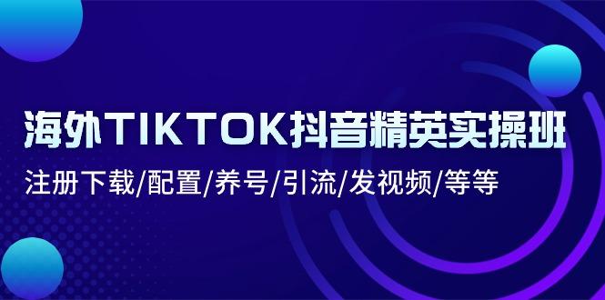 海外TIKTOK抖音精英实操班：注册下载/配置/养号/引流/发视频/等等-小肥鱼网创-十年互联网创业实战派 | 专注精准流量获取与转化
