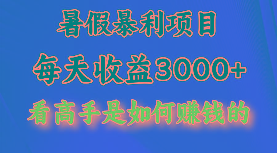 暑假暴力项目 1天收益3000+，视频号，快手，不露脸直播.次日结算-小肥鱼网创-十年互联网创业实战派 | 专注精准流量获取与转化