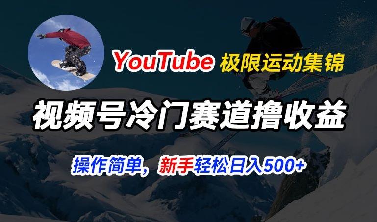 视频号冷门赛道撸收益，YouTube搬运极限运动集锦，暴力起号，操作简单流量高，轻松日入5张【揭秘】-小肥鱼网创-十年互联网创业实战派 | 专注精准流量获取与转化