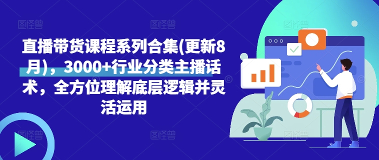 直播带货课程系列合集(更新8月)，3000+行业分类主播话术，全方位理解底层逻辑并灵活运用-小肥鱼网创-十年互联网创业实战派 | 专注精准流量获取与转化