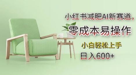 小红书减肥AI新赛道，零成本易操作，日入多张，小白轻松上手【揭秘】-小肥鱼网创-十年互联网创业实战派 | 专注精准流量获取与转化